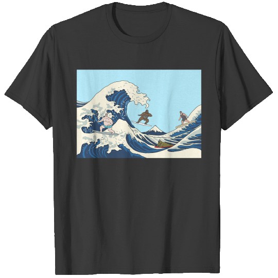 The Big Lez Show Surfs Up T-Shirts
