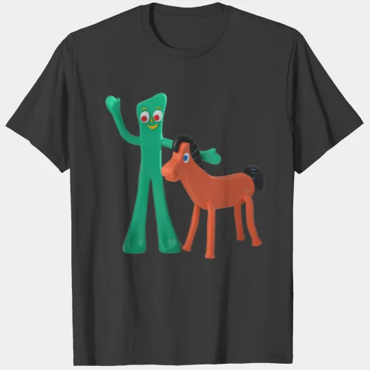 Gumby and Pokey cartoon art T-Shirts