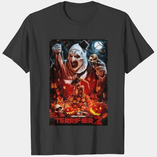 Terrifier 2 horror movie poster T-Shirts
