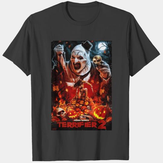 Terrifier 2 Horror Movie Artwork Art The Clown T-Shirts