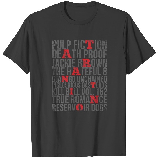 QUENTIN TARANTINO MOVIES VINTAGE GRUNGE STYLE T-Shirts
