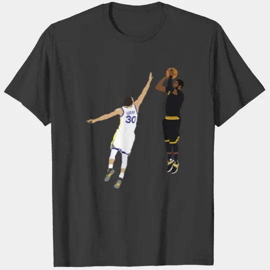 Kyrie Irving Clutch Shot Over  Curry T-Shirts