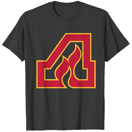 Discover Vintage Atlanta Hockey - Retro Flames T-Shirts