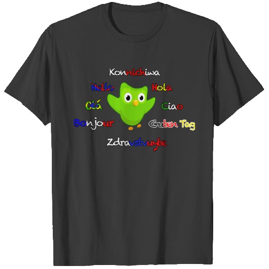 Discover Duolingo Languages   Classic T-Shirt T-Shirts