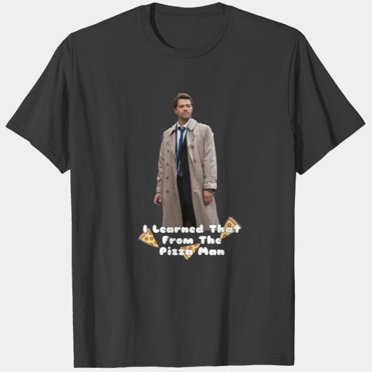 Castiel Pizza man T-Shirts