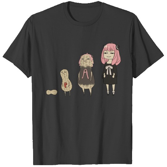Anya_s peanut evolution - Spy  Family T-Shirts