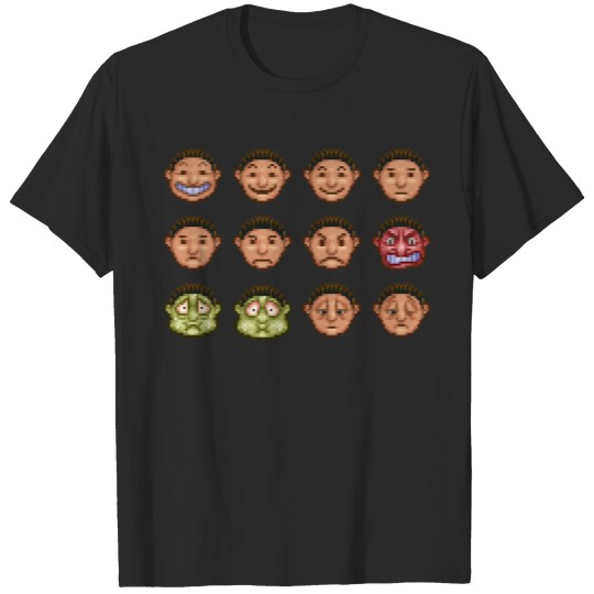 Rollercoaster Tycoon - Faces T-Shirts