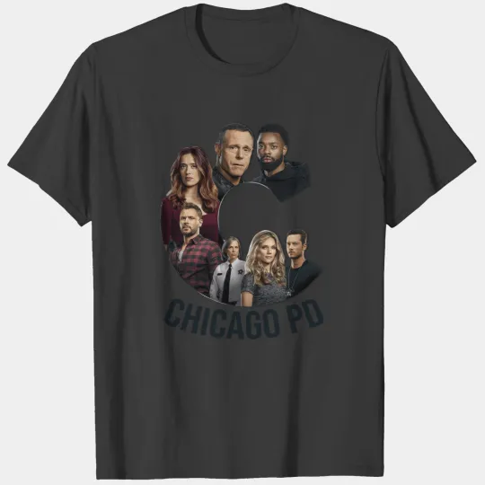 Chicago PD tv show characters logo T-Shirts