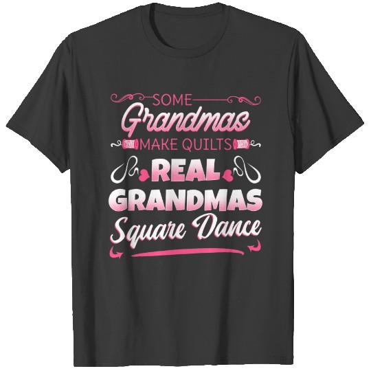 Discover Square Dance Four Couples Folk Dancer Grandma Grandmother T-Shirts