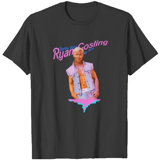 Discover Barbie movie 2023 Ryan Gosling as Ken graphic illustration design by ironpalette T-Shirts
