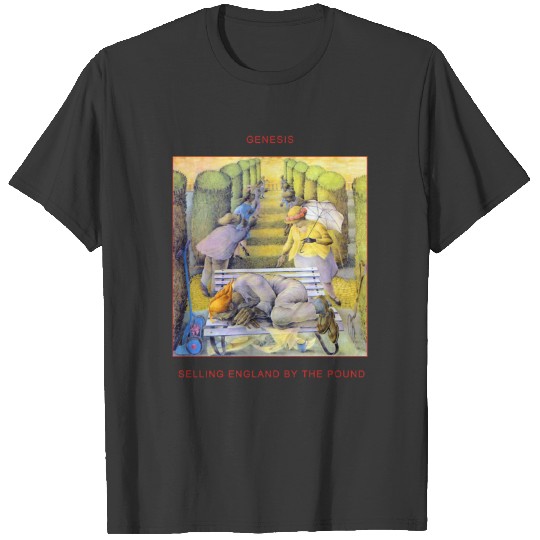 Discover Genesis music band Selling England By the Pound album T-Shirts