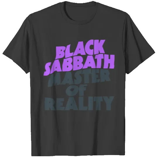Men Logo of Black Sabbath Master of Reality Casual Short Tee T-Shirts