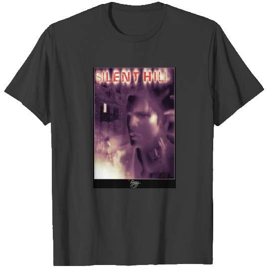 Silent Hill 1 - Ps1 Original Art Box Cover NA Version T-Shirts