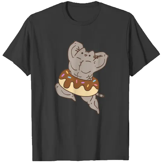 muscle Pusheen T-Shirts