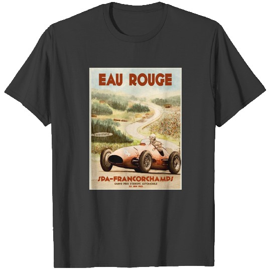Discover Eau Rouge Vintage Travel T-Shirts