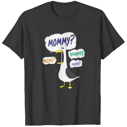 The Great Retro Mom Mommy Finding Nemo Seagull Mine Disney Cute Photographic T-Shirts
