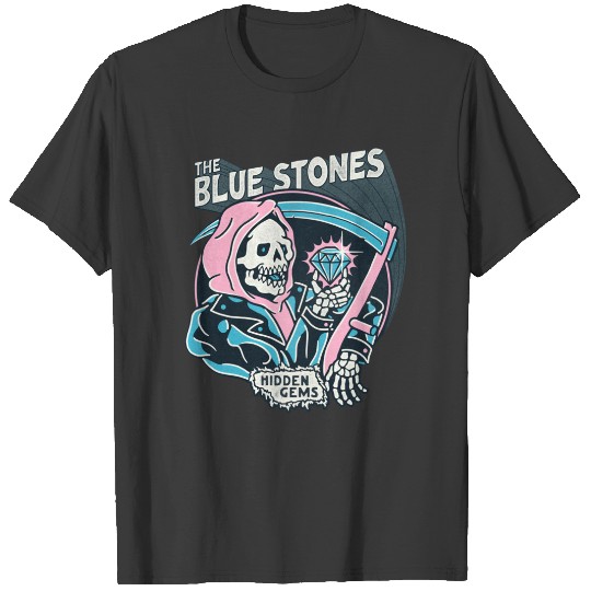 Discover The blue stones - Hidden Gems - logo T-Shirts