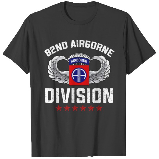Discover US  82nd AIRBORNE Division Veteran Vintage T-Shirts