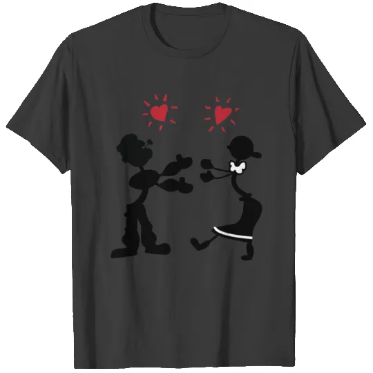 ICONIC Rachel Green shirts - Popeye and Olive Oyl T-Shirts