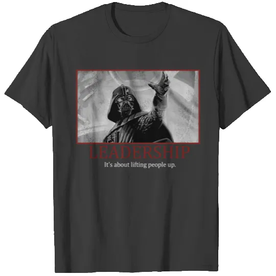 Star s Darth Vader Leadership Motivational Poster Mens T-Shirts