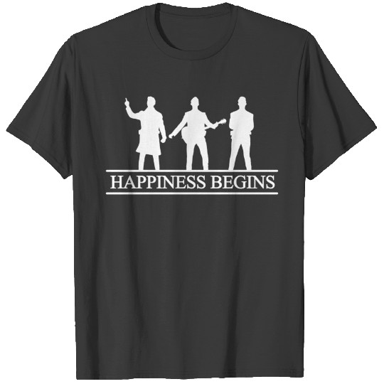 Discover HAPPINESS BEGINS T-Shirts