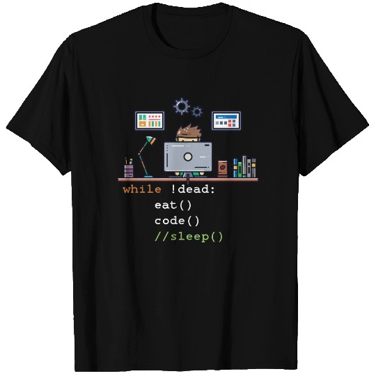 Computer Science Python Programmer Eat Code Sleep T-Shirt