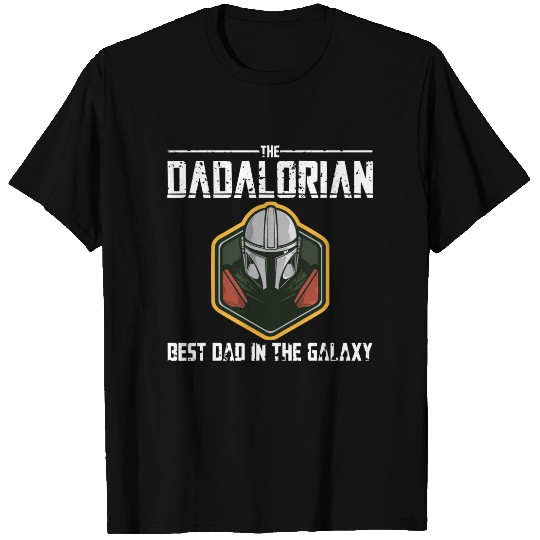 Mens Retro The Dadalorian Graphic Father's Day Tees Vintage Best T-Shirt