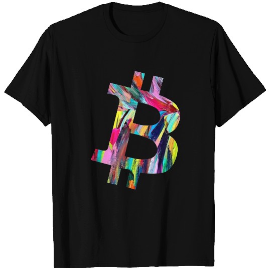 Painted Bitcoin T-Shirt