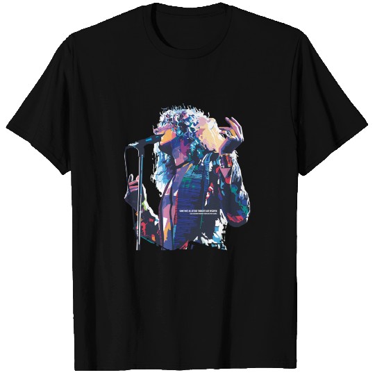 Robert Plant in WPAP style - Robert Plant - T-Shirt