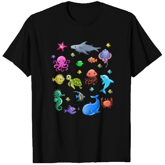 Animals Ocean Creatures Clownfish T Shirt