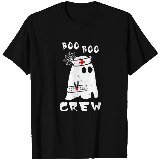 Boo Boo Crew Halloween Ghost Nurse T-Shirt