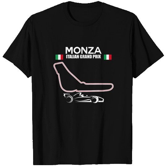 Monza Circuit Formula Racing Car Italian Grand Prix T-Shirt