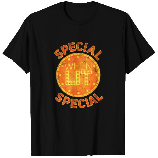 Special When Lit - Funny Retro Pinball Gift T-Shirt