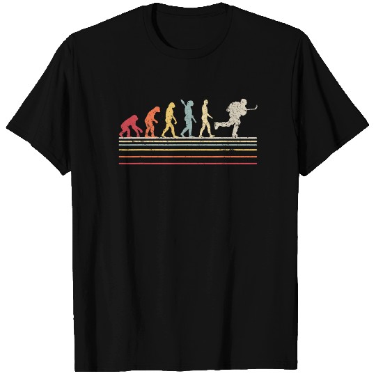Ice Hockey Shirt. Retro Evolution T-Shirt For Hockey Player