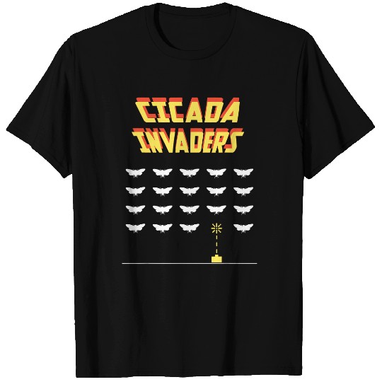 Men's T Shirt Cicada Invaders