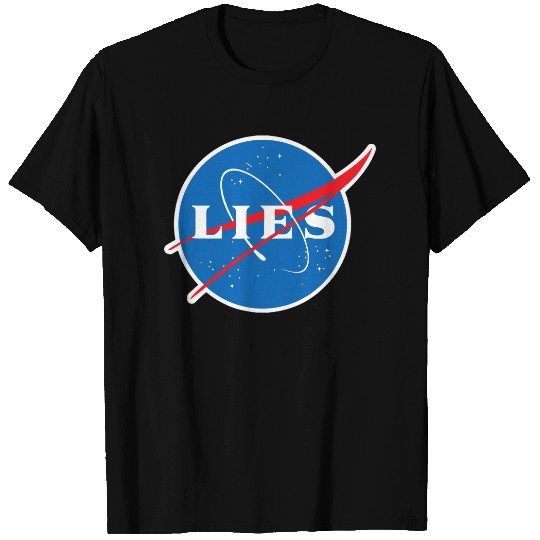 NASA Lies Flat Earth T-Shirt