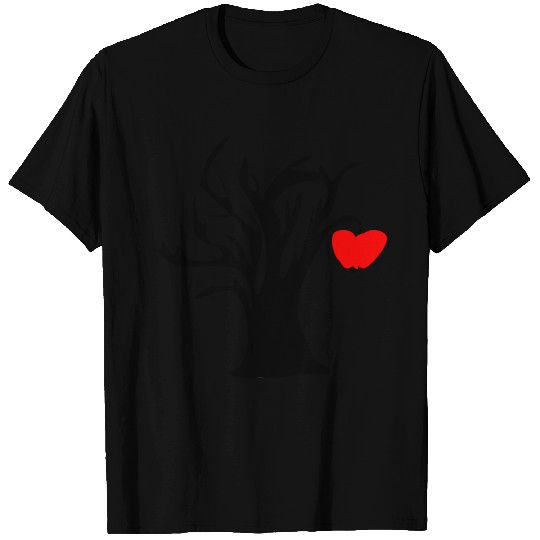 Apple tree with one apple. T-shirt