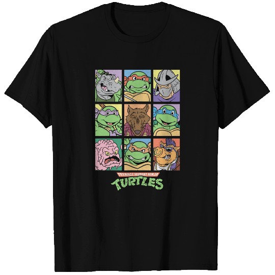 All Characters Square Design T-Shirt