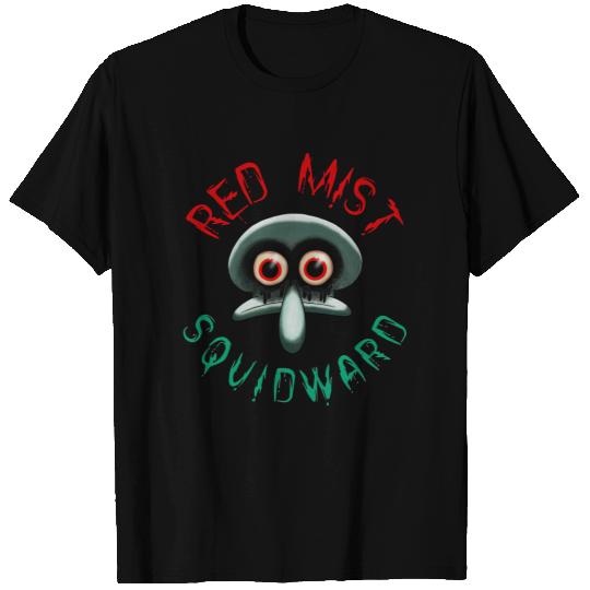 Red Mist Squidward - Scary - T-Shirt