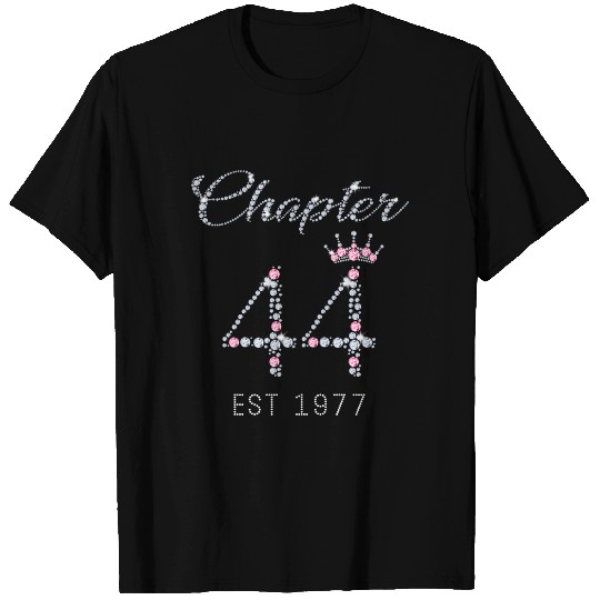 Chapter 44 EST 1977 44th Birthday T Shirt
