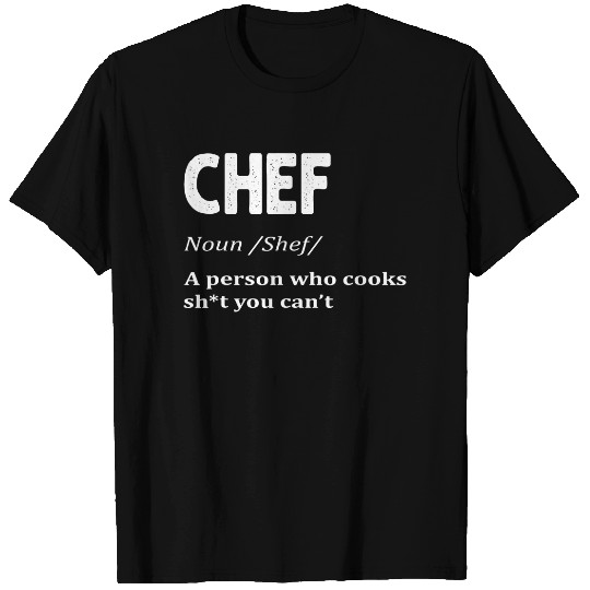 Chef Men's T Shirt Definition