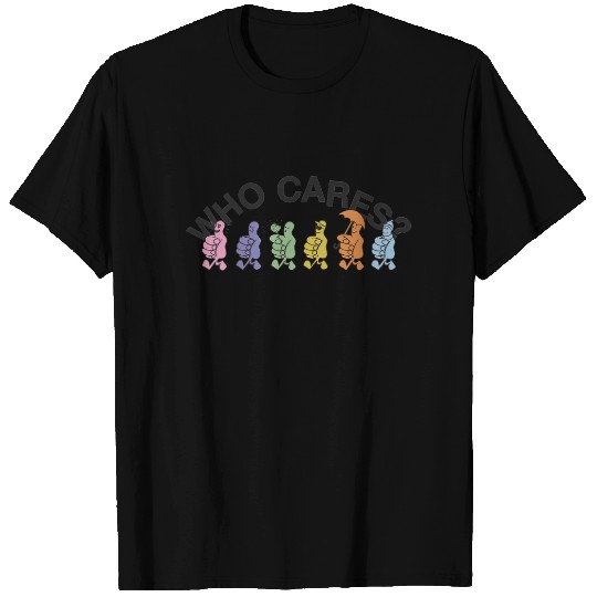Rex Orange County Who Cares Multicolor Hand Logo T-Shirt