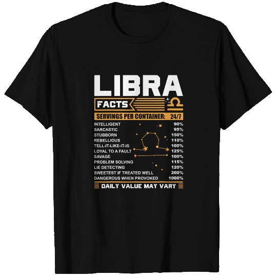 Libra Birthday Facts T Shirt