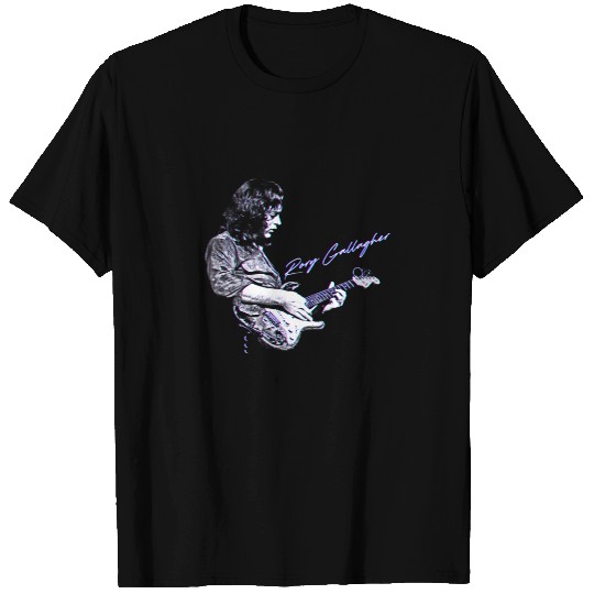 Rory Gallagher Psychedelic Style Pop Art Design - Rory Gallagher - T-Shirt