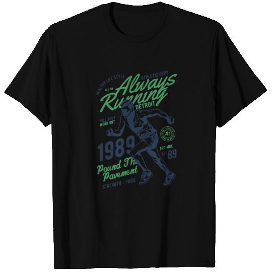 Running Detroit T-shirt