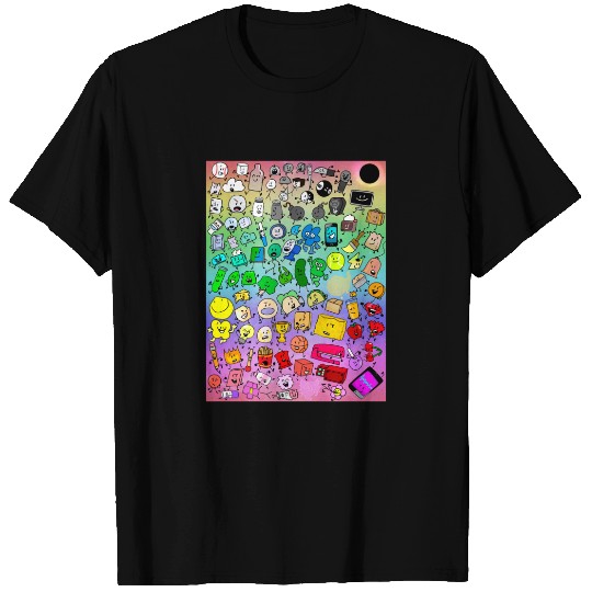 BFDI Inanimate Insanity All Characters T-Shirt