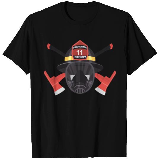 firefighter helmet T-shirt