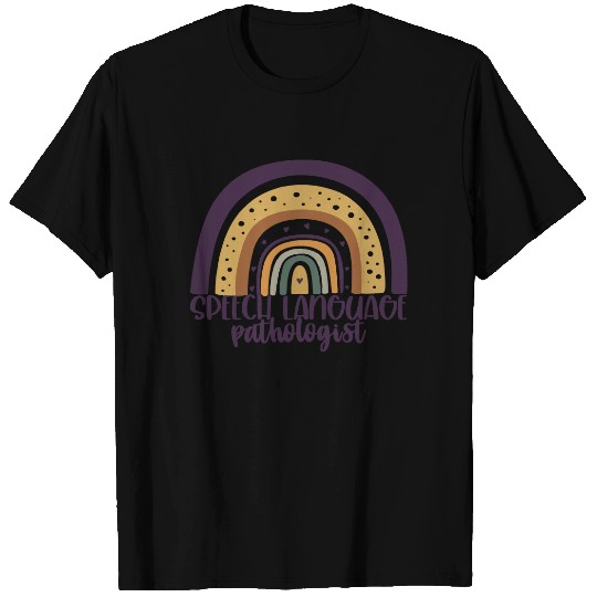 Speech Language Pathologist Rainbow Speech Therapy T-Shirt