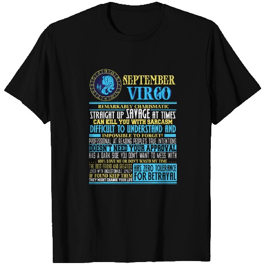 Virgo Facts September Virgo T Shirt