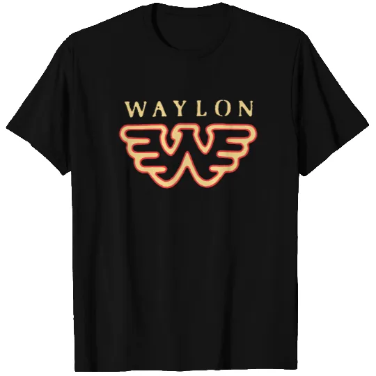 Waylon Jennings Wings W Logo T-Shirt